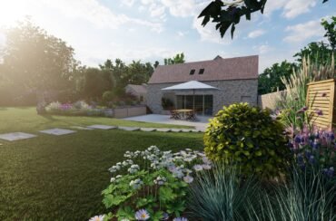 Un jardin provençal pour un corps de ferme réhabilité